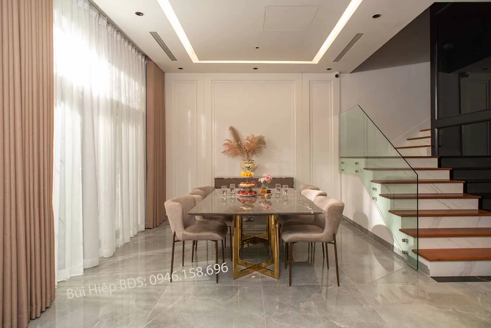 Không gian bàn ăn, bếp tại phân khu BT05 Kita Ciputra