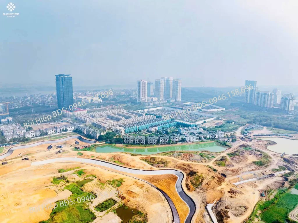 Công viên và Hồ Điều Hòa nằm bao quanh căn Biệt Thự Khu đô thị Ciputra