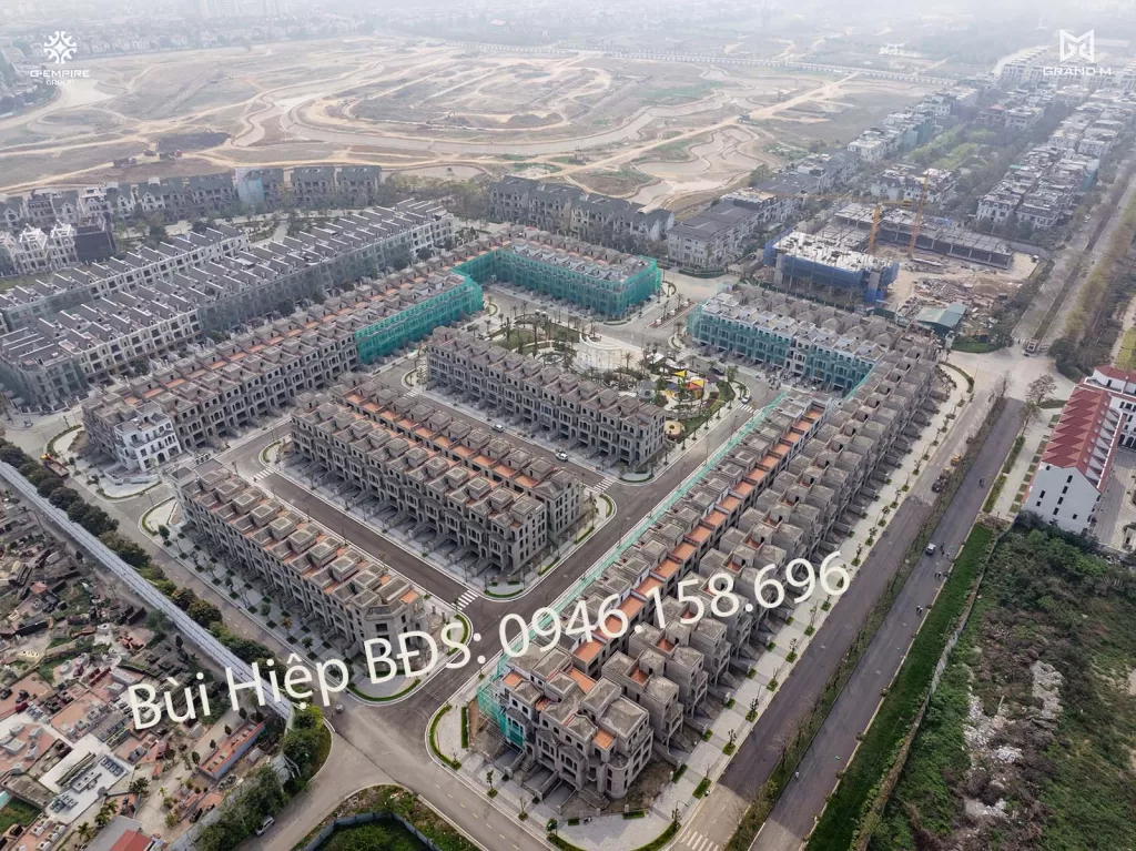 Tiến độ mới nhất phân khu BT02 Ciputra Ngày 26/03/2025