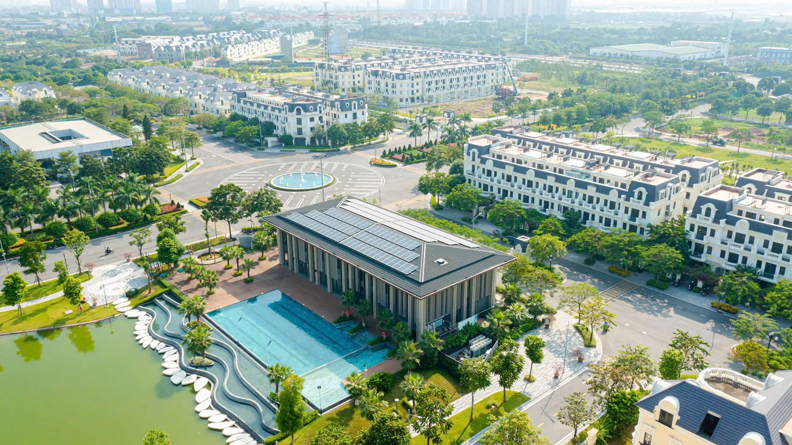 Hình ảnh thực tế Khu Biệt Thự An Lạc Green Symphony