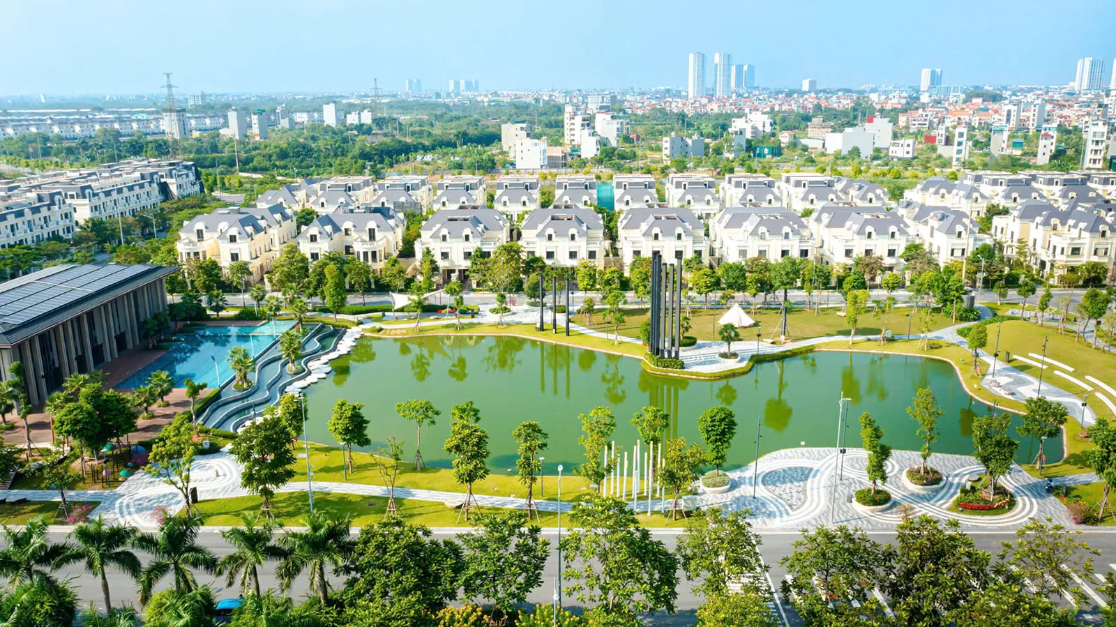 Hồ Điều Hòa tại KĐT An Lạc Green Symphony