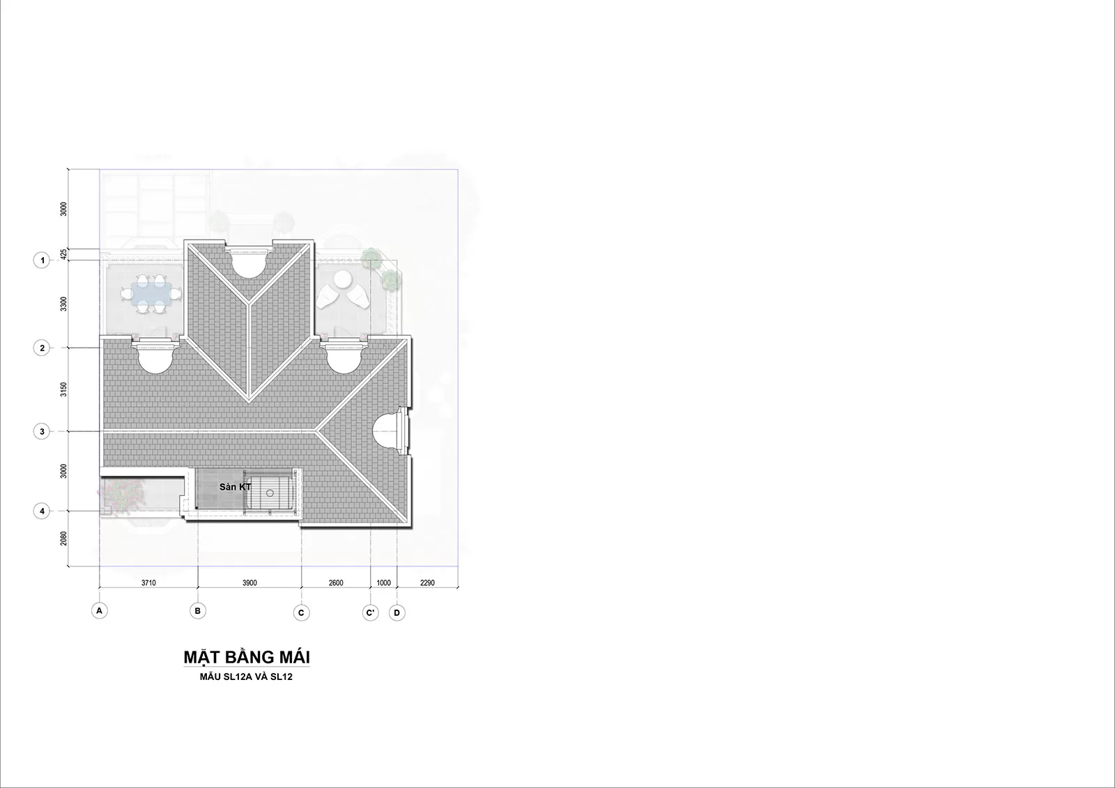 Thiết kế TầngTum căn Biệt Thự Song Lập 200m2 KĐT An Lạc Green Symphony