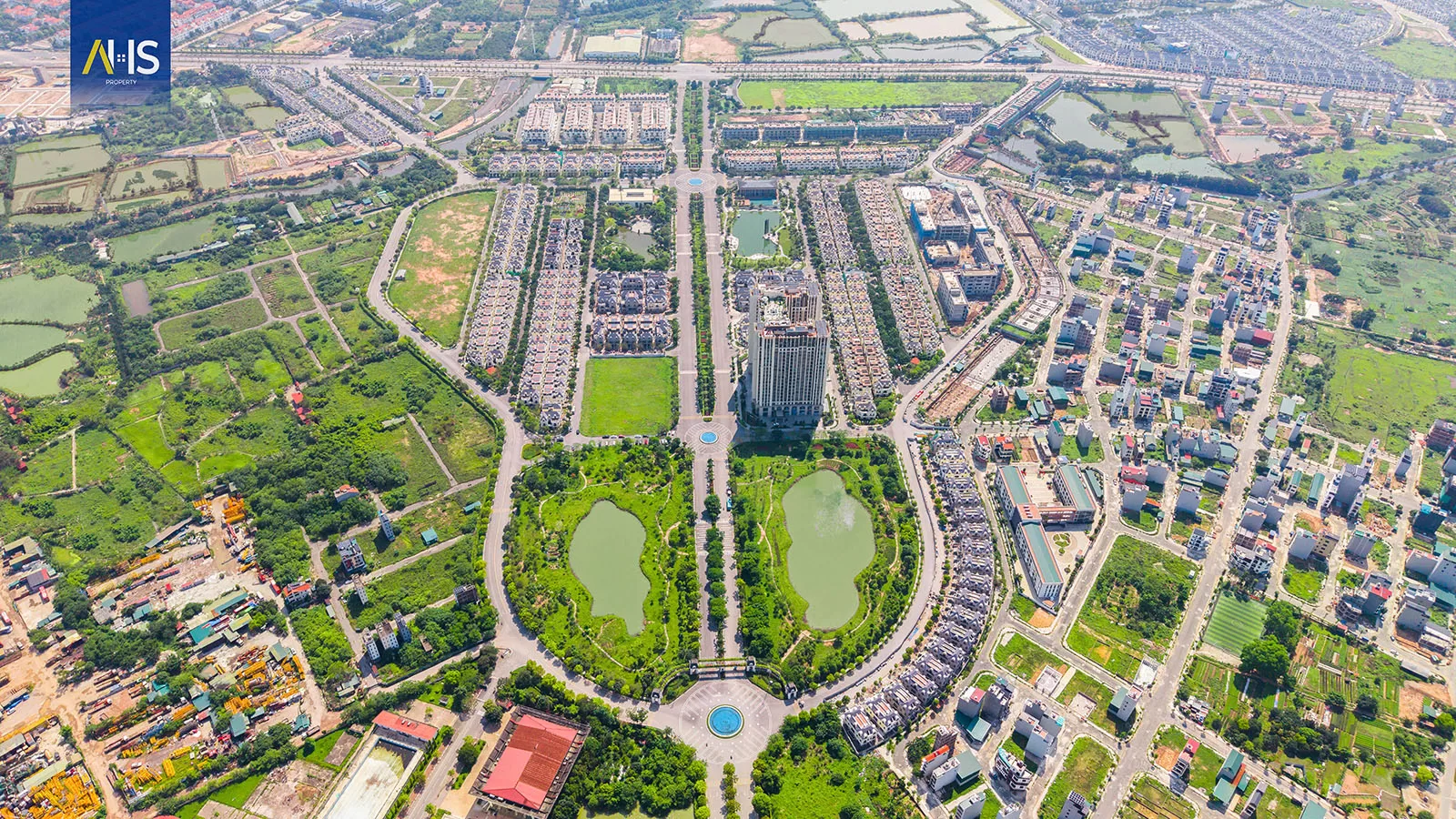 Phối cảnh thực tế Biệt Thự An Lạc Green Symphony