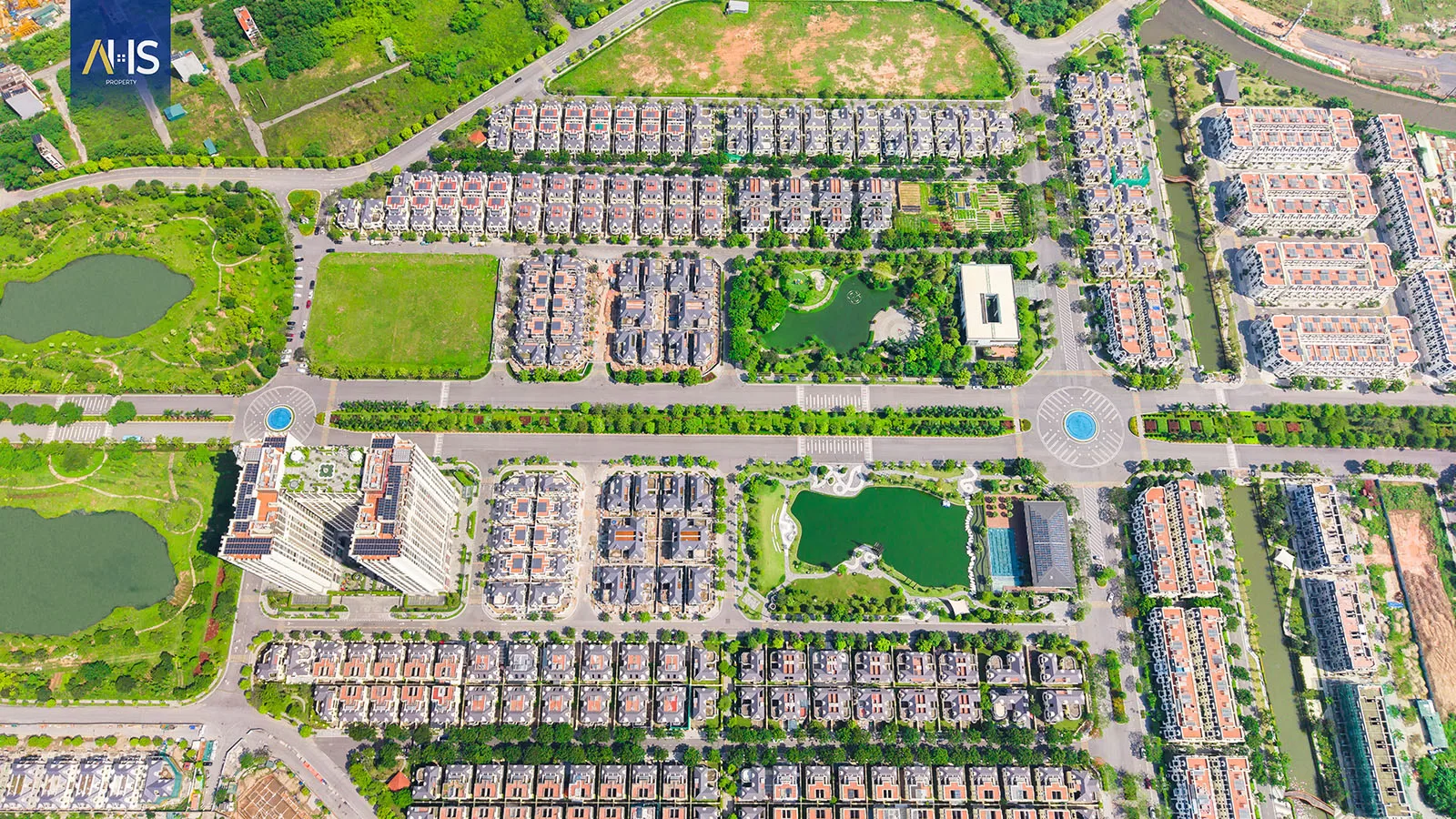 Phối cảnh thực tế Biệt Thự An Lạc Green Symphony