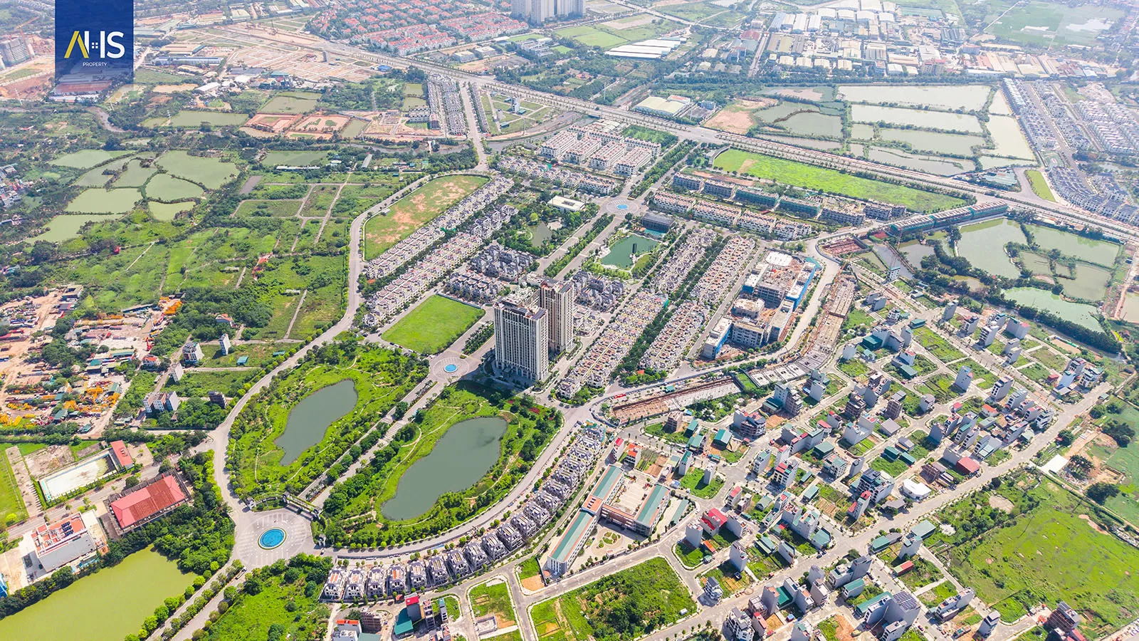 Phối cảnh thực tế Biệt Thự An Lạc Green Symphony