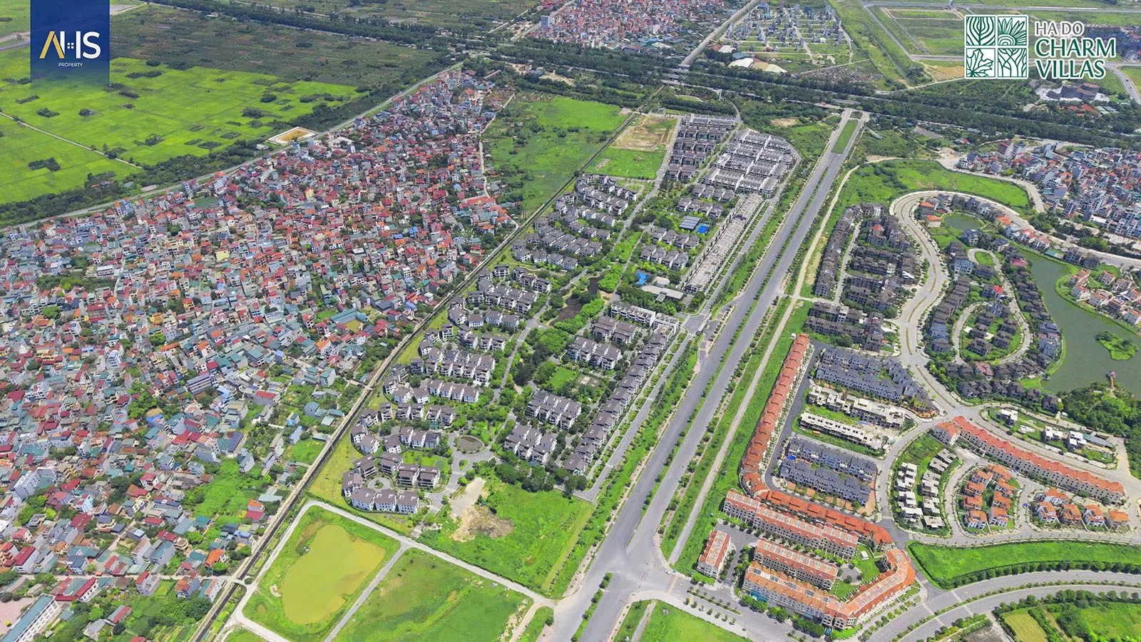 Phối cảnh tổng thể Khu đô thị Sinh thái Hà Đô Charm Villas