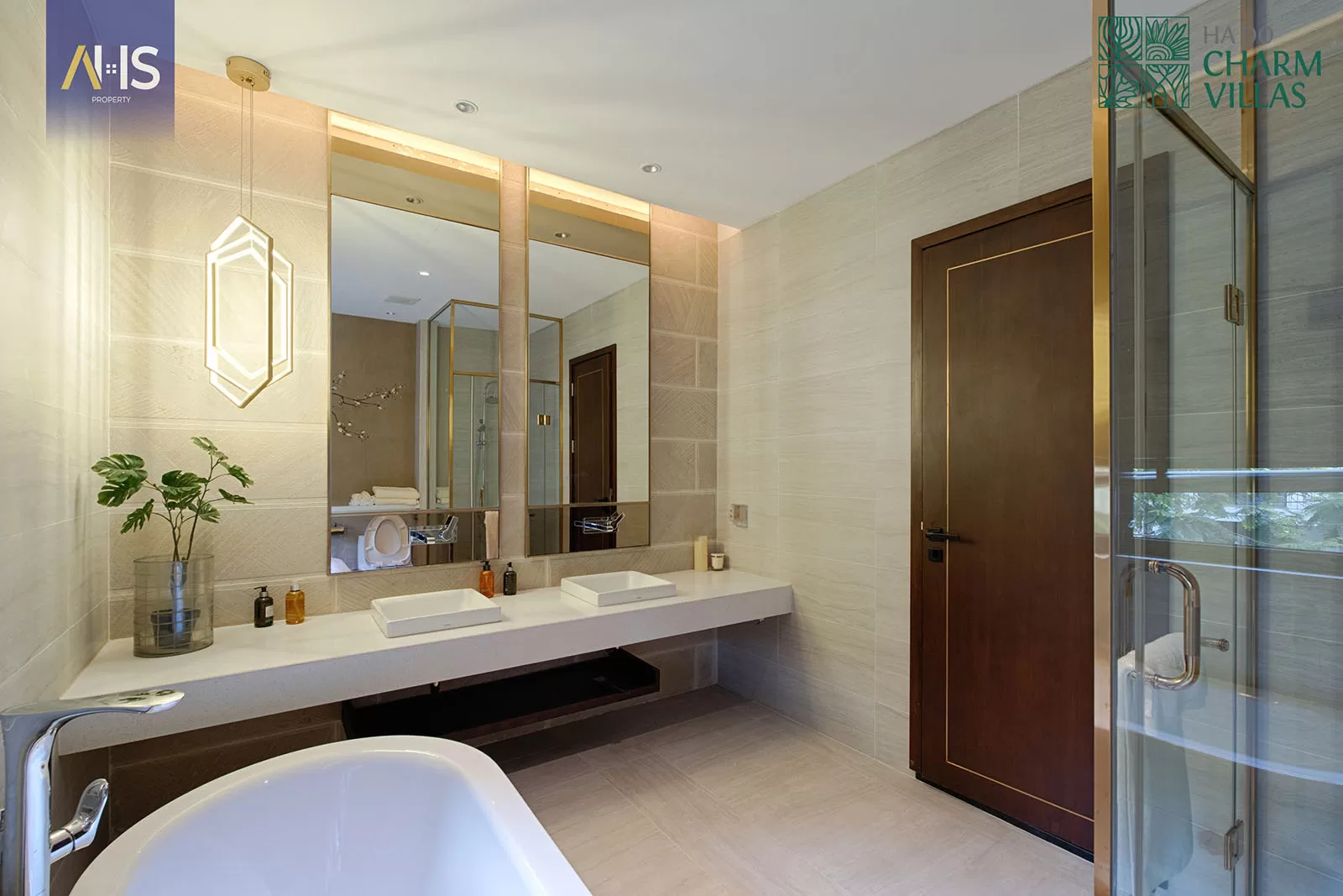 Nhà mẫu Phòng Khách Biệt Thự Hà Đô Charm Villas