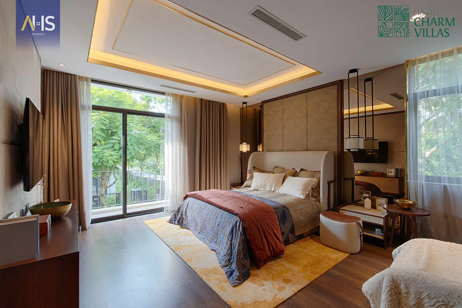 Nhà mẫu Phòng Ngủ Biệt Thự Hà Đô Charm Villas