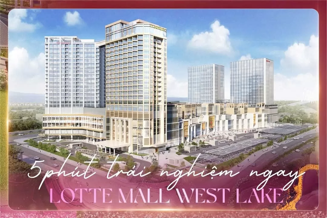 Siêu Thị Lotte Mall ngay cạnh chung cư Kita CT6 Ciputra
