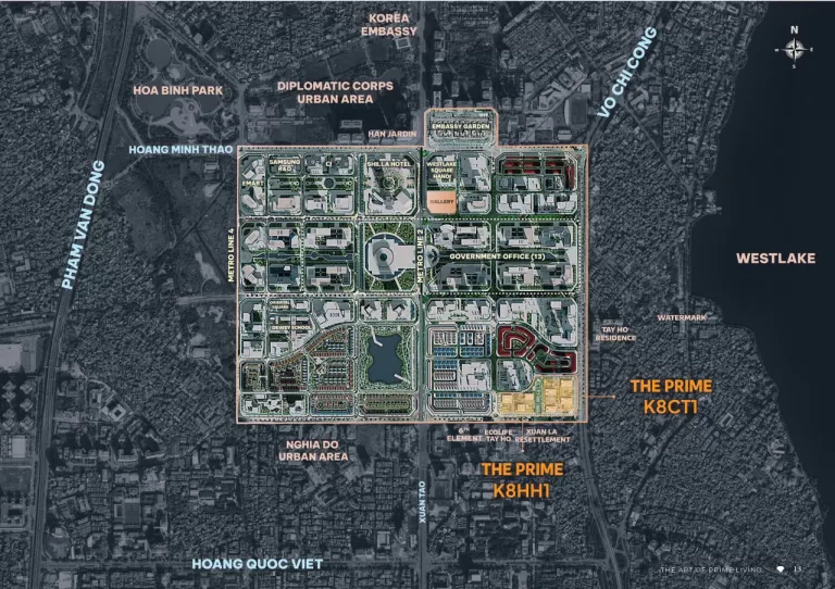 Vị Trí Khi Mua chung cư K8CT1 Starlake