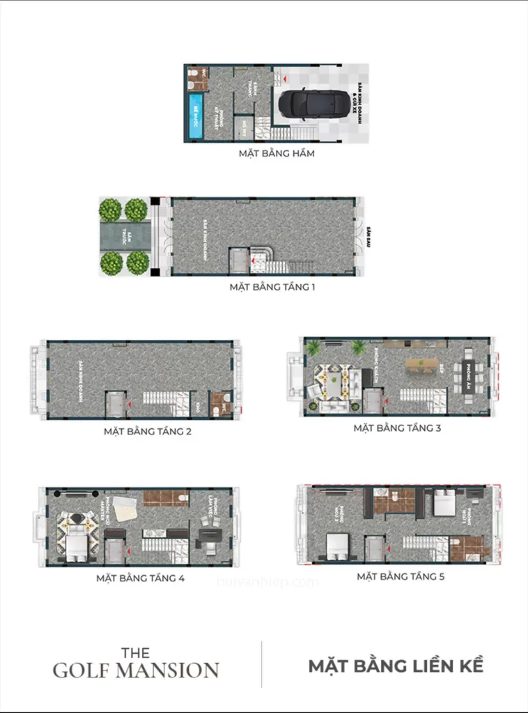 Phân Khu The Golf Mansion