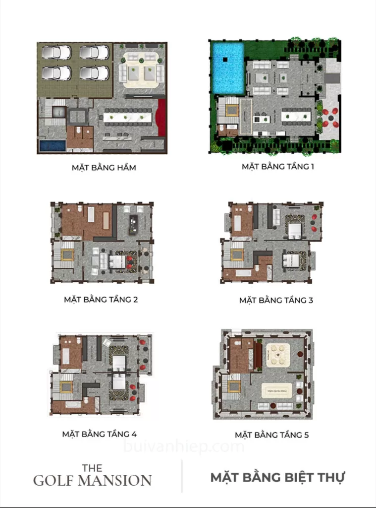 Phân Khu The Golf Mansion