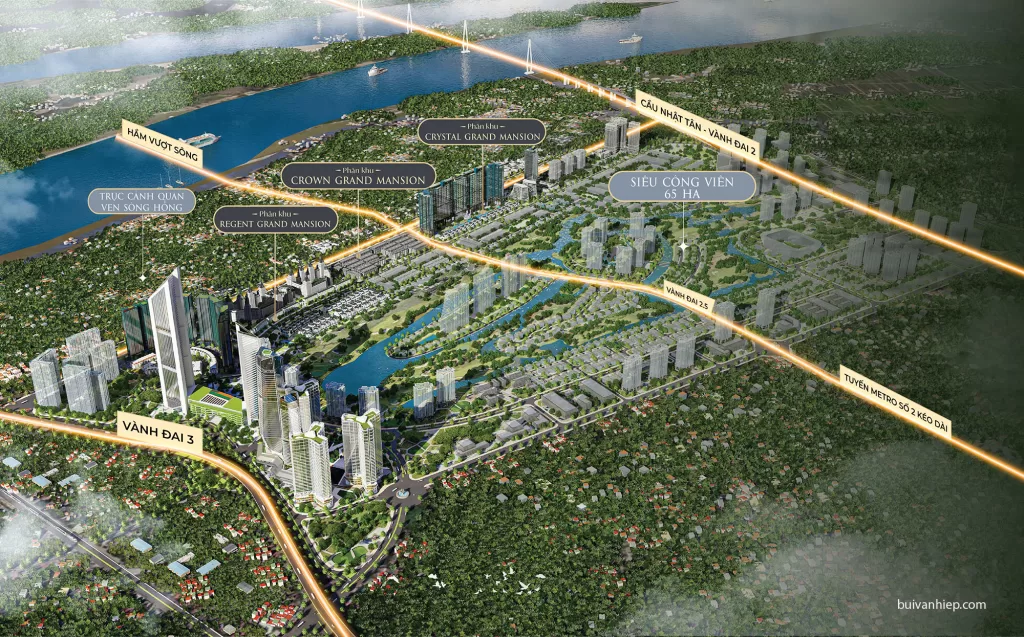 Phân khu Crystal Grand Mansion