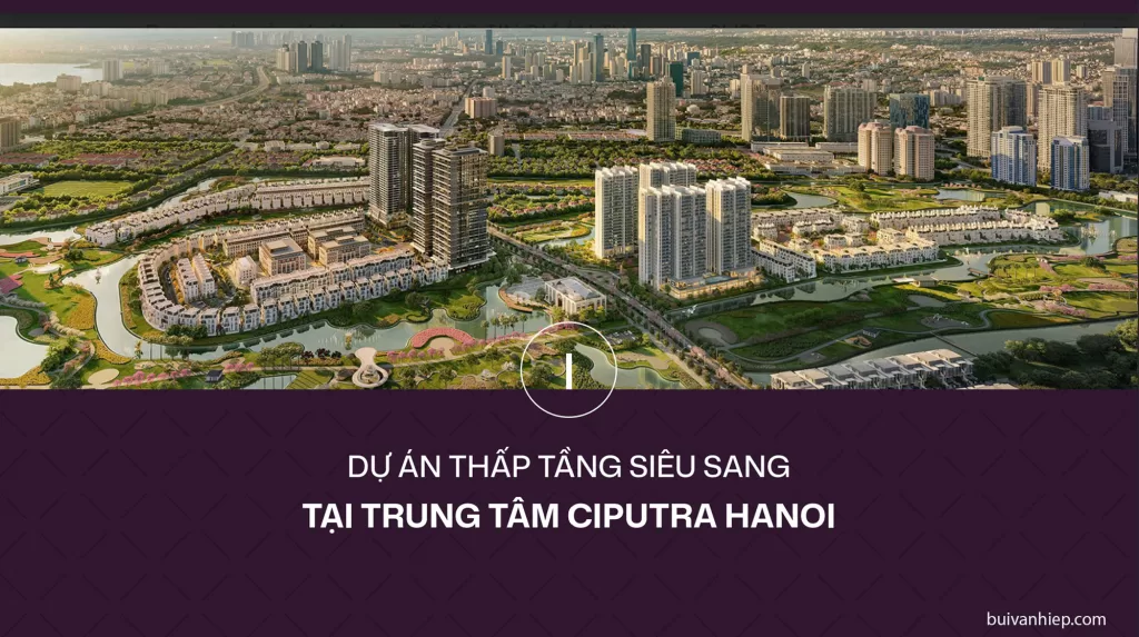 Biệt Thự Đơn Lập 300m2 Phân Khu CT07