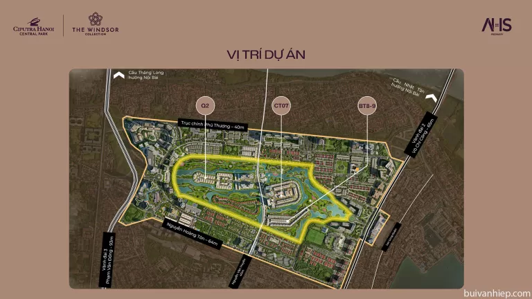 Vị Trí The Windsor Collection Ciputra