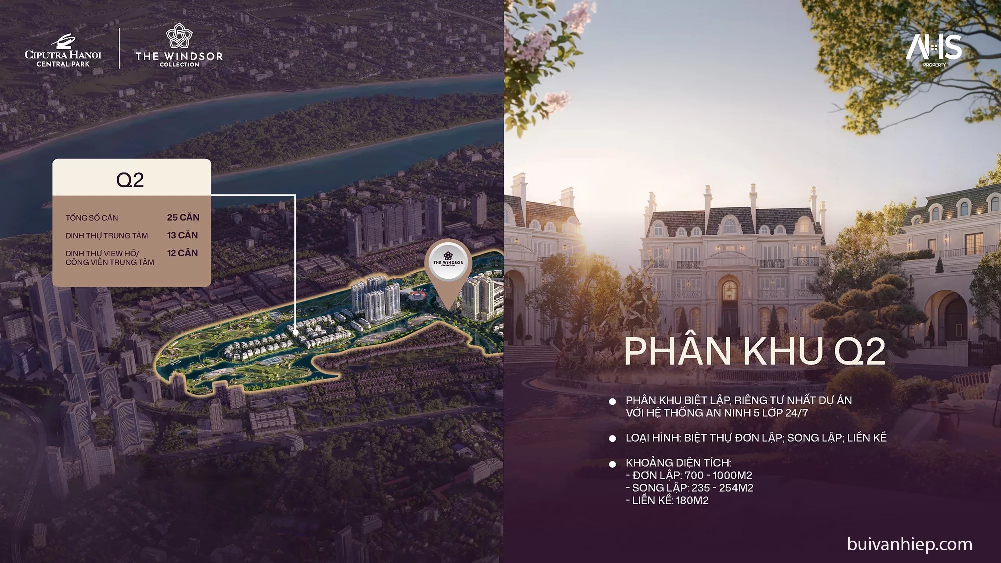 Mặt Bằng Ciputa Các Phân Khu