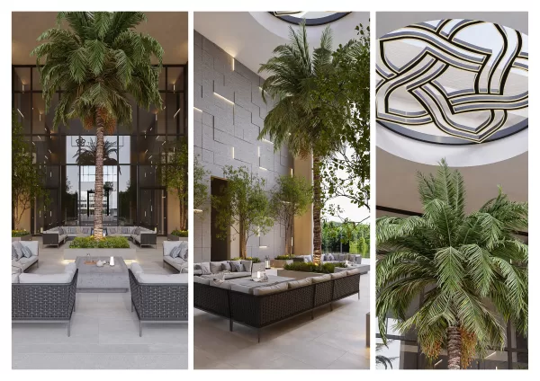 Khu thư giãn xanh và góc thưởng cảnh Sky Garden