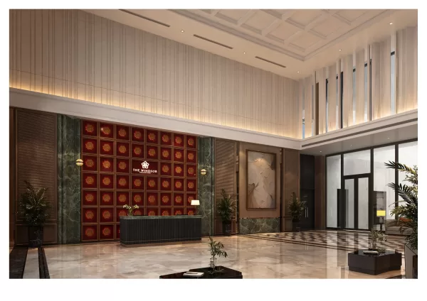 Sảnh tiếp đón văn phòng bán hàng Sales Gallery 5 sao biệt thự Ciputra