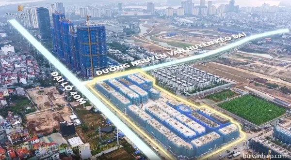 Vị trí phân khu Crown Grand Mansion