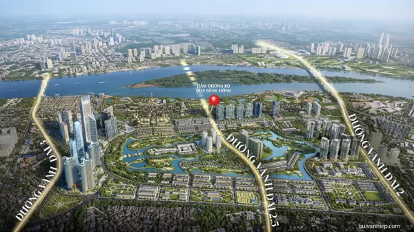 Vị trí khu lõi Ciputra