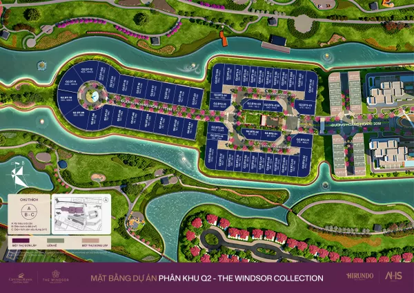 Mặt bằng tổng thể phân khu Q2