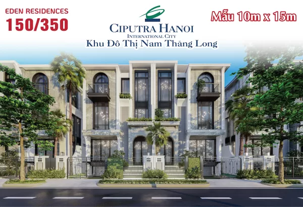 Mẫu nhà 10mx15m biệt thự khu P Ciputra