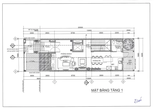 Bản vẽ tầng 2 mặt bằng biệt thự khu P Ciputra 120m2