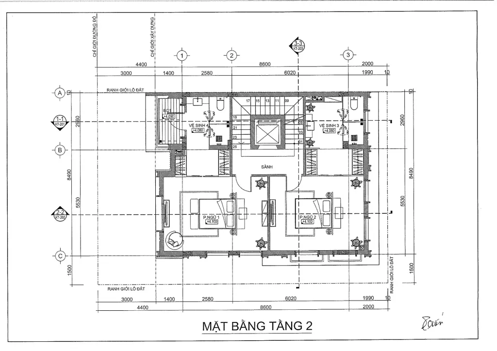 Bán biệt thự ciputra 126m2 mặt bằng tầng 2