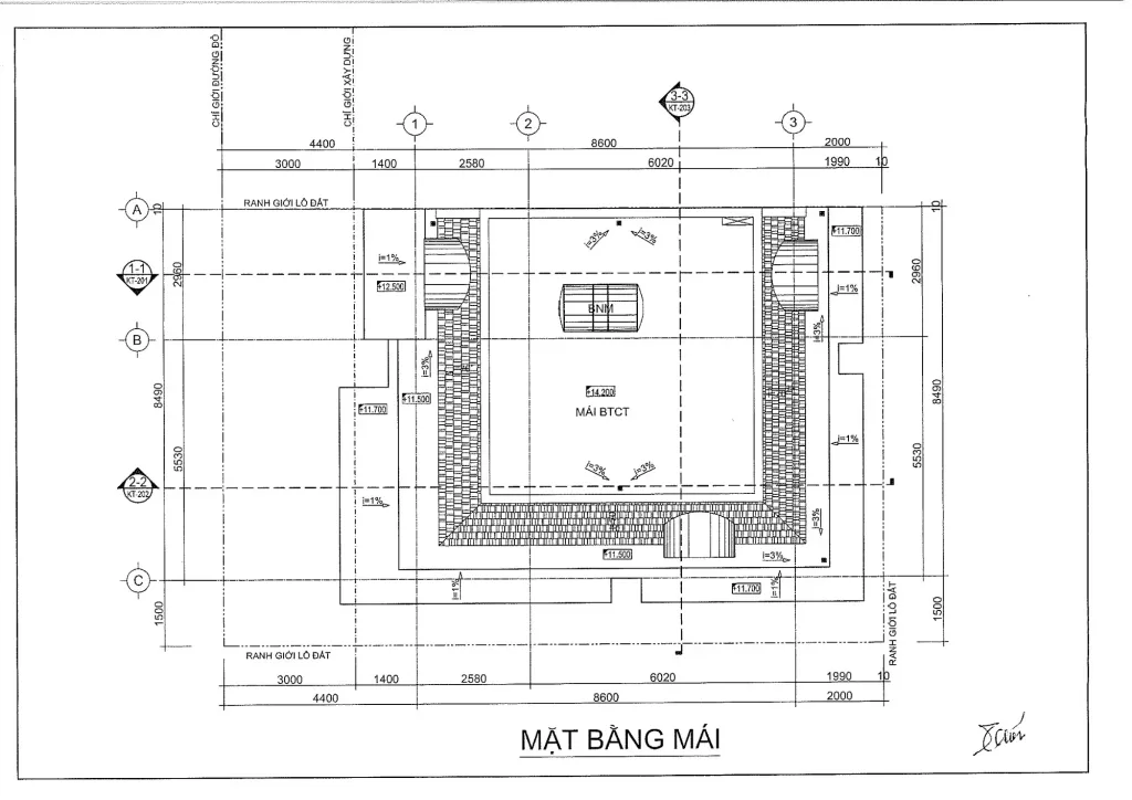 Bán biệt thự ciputra 126m2 mặt bằng mái