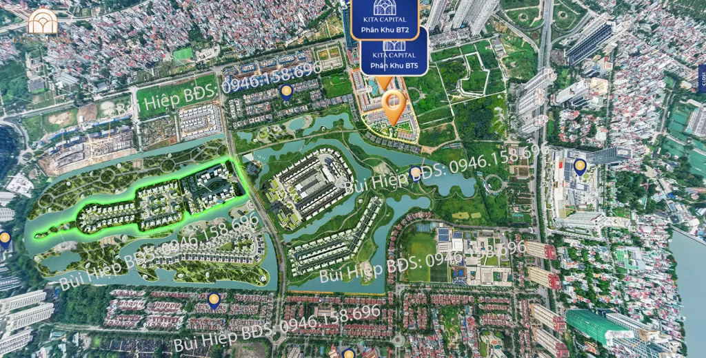 bán nhà liền kề khu đô thị Ciputra khu Q1, Q2