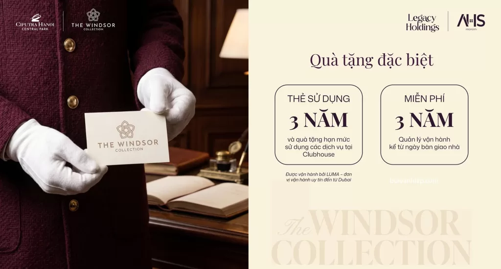 Giá Bán The Windsor Collection Ciputra chính sách Giá Bán The Windsor Collection Ciputra chính sách