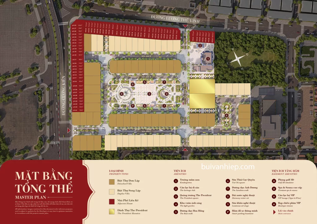 The President Park Mễ Trì Giá Bao Nhiêu Shophouse