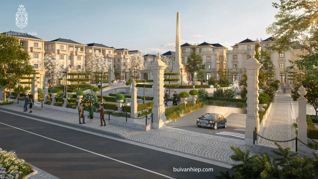 Bãi đỗ xe ngầm The President Park Mễ Trì Bãi đỗ xe ngầm The President Park Mễ Trì
