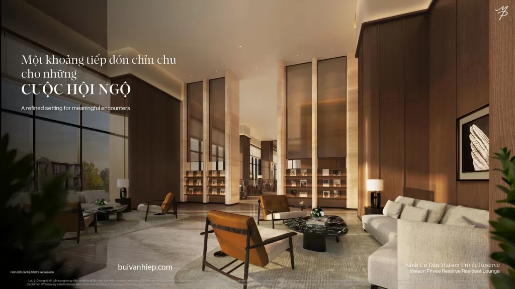 sảnh cư dân chung Maison Privée Ciputra