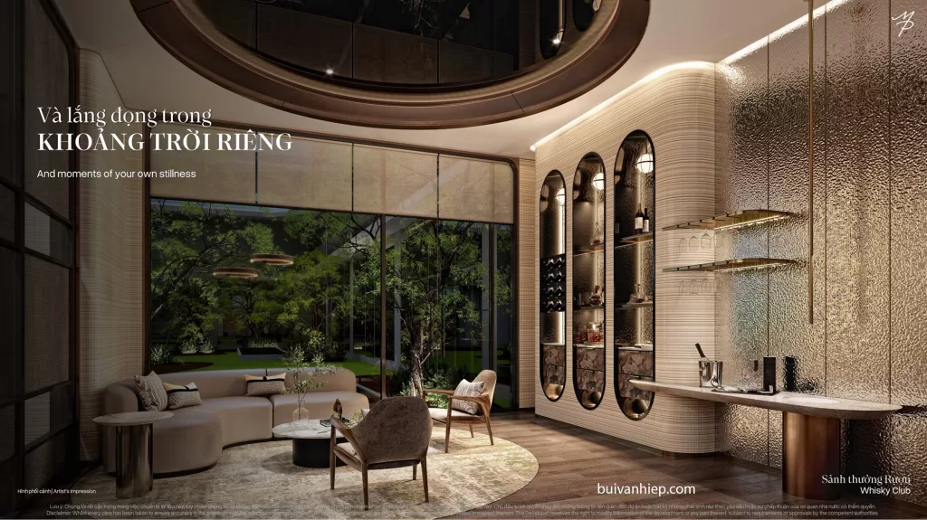 sảnh thưởng thức rượu VIP Maison Privée Ciputra