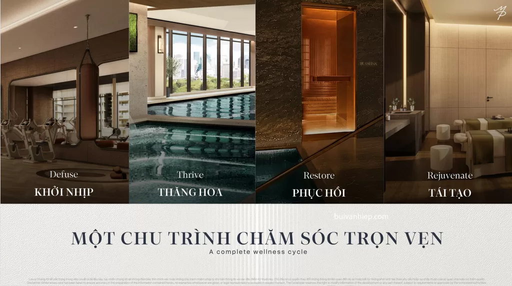đa dạng tiện ích tại Maison Privée Ciputra
