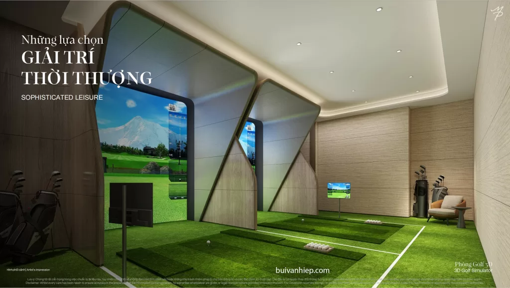 Phòng Golf 3D Maison Privée Ciputra