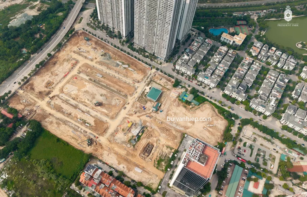 The President Park Mễ Trì Giá Bao Nhiêu tiến độ T9