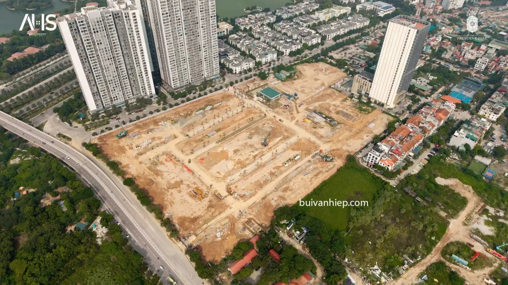 The President Park Mễ Trì Giá Bao Nhiêu tiến độ xây dựng
