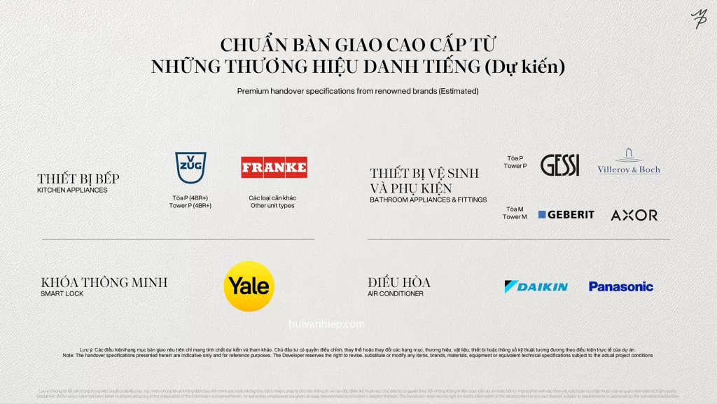 Nội thất bàn giao Maison Privée Ciputra