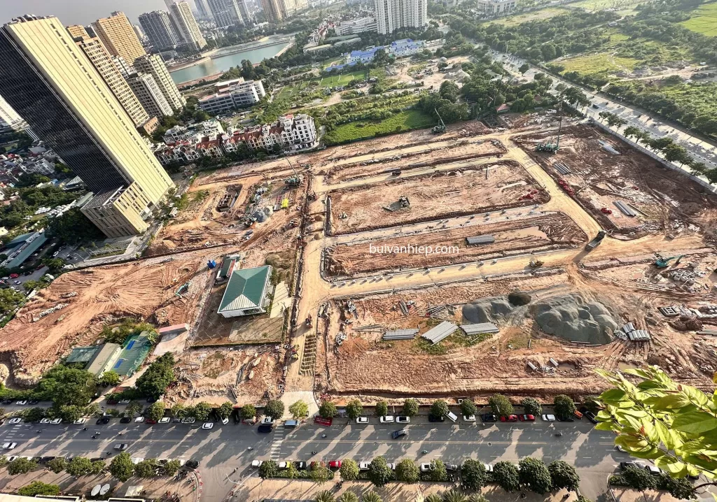 Tiến độ xây dựng The President Park Mễ Trì Tiến độ xây dựng The President Park Mễ Trì