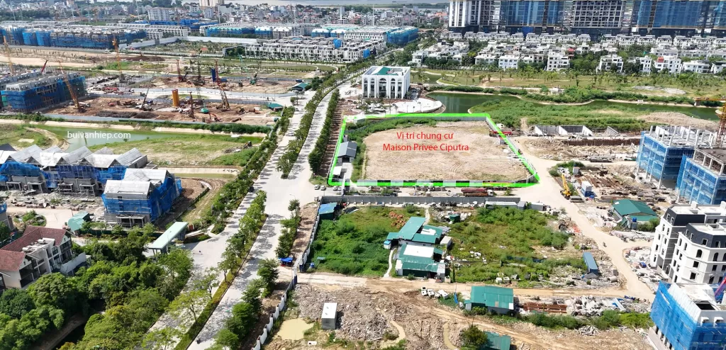 Tiến độ thi công tháng 08/2026 Maison Privée Ciputra