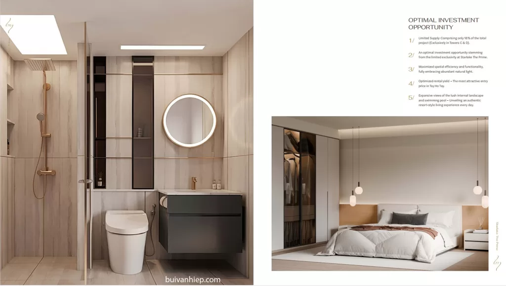 Dự Án K8CT1 Tây Hồ Tây thiết kế 3D căn hộ 1 ngủ tòa C và D