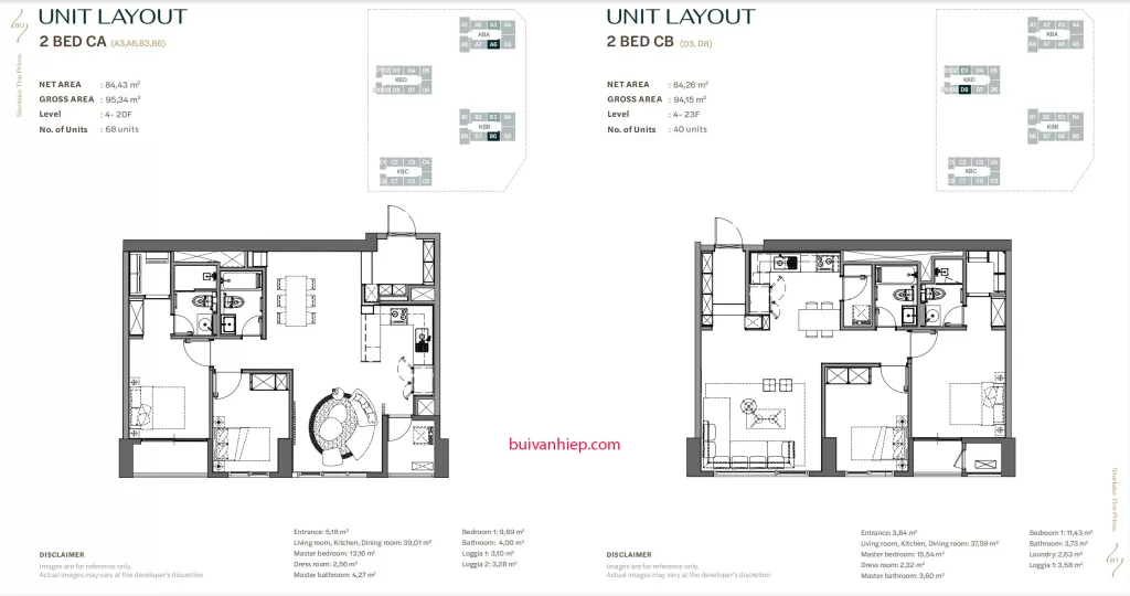 Dự Án K8CT1 Tây Hồ Tây thiết kế căn hộ 2 PN
