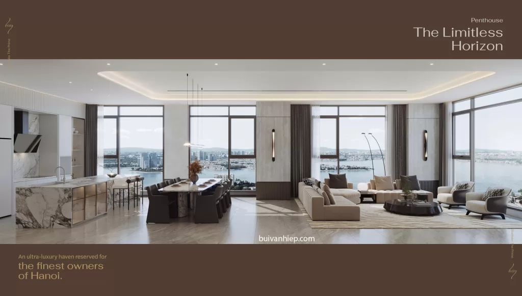 Dự Án K8CT1 Tây Hồ Tây thiết kế 3D căn Penthouse